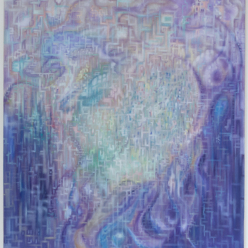 Genesis - 2018 - 90x100 cm - olieverf op linnen