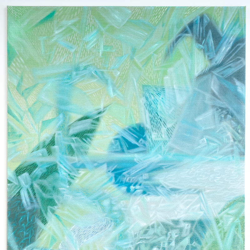 MineraalPlantDier - 2024 - 100x145 cm - olieverf op linnen