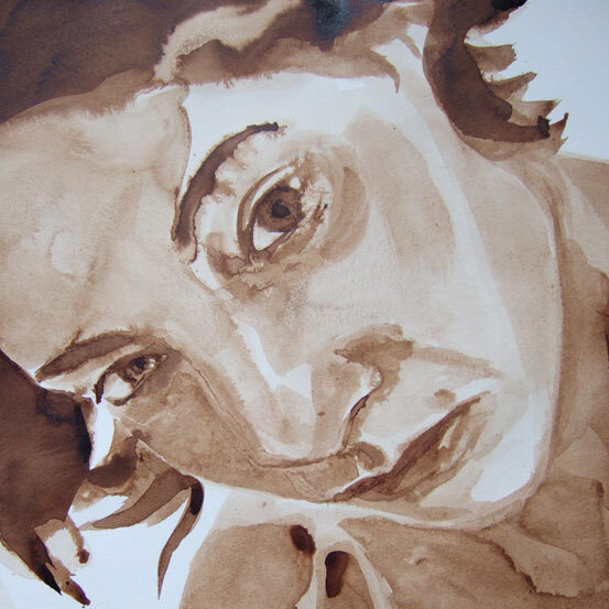 Psyche 09 - 2008 - bister op papier - 40x50 cm   