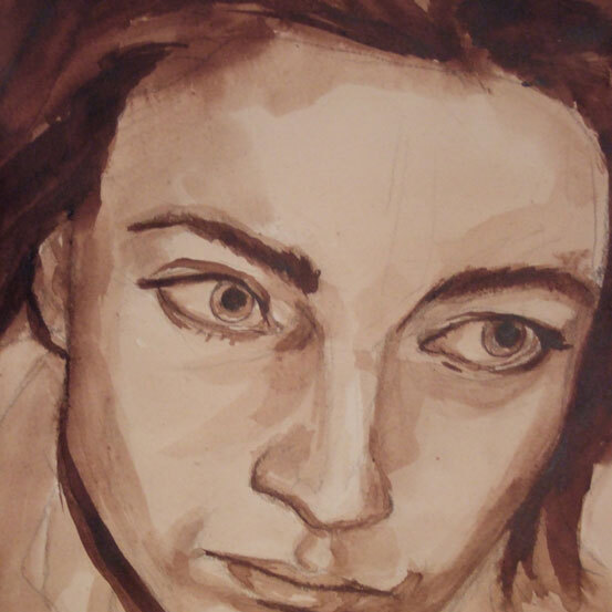 Psyche 08 - 2008 - bister op papier - 21x30 cm 