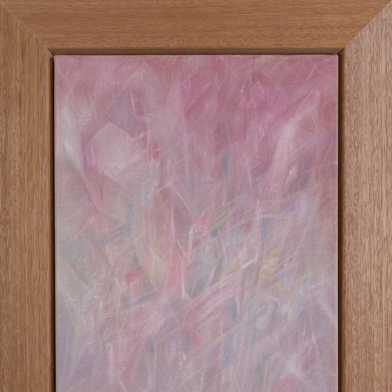 Kristallijn - 2026 - 58x78 cm (incl. lijst) - olieverf op linnen